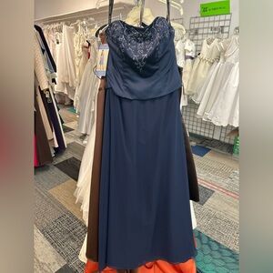 Alfred Angelo Navy A-Line Dress